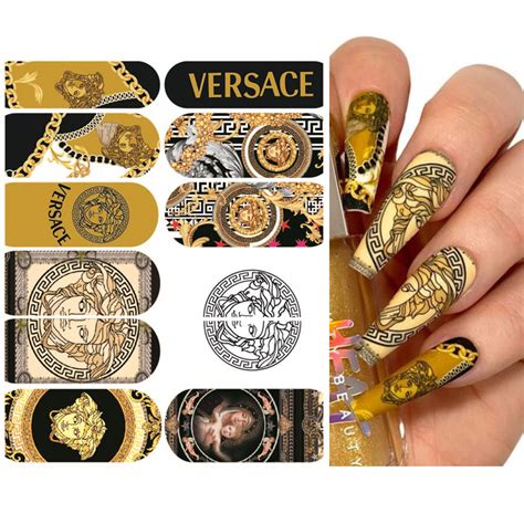 Versace Nails Sticker 